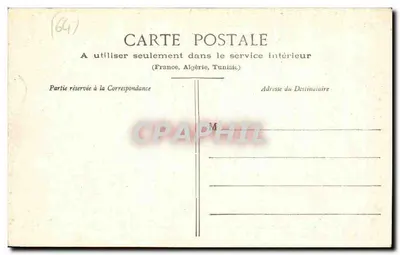 Biarritz - Efeito de onda durante a tempestade, diante do Hotel d'Angleterre — Eug. Pacault, edit.-fot., Biarritz, n°52 — Verso