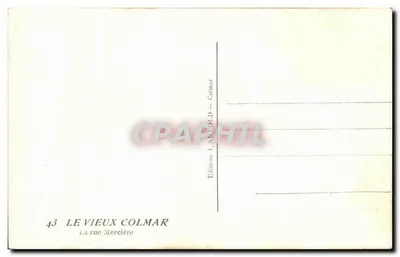 Ulica Mercière — Colmar — Wydawnictwo J. Amold — Rewers