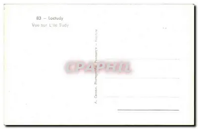 Vista da Ilha Tudy — Loctudy — A. Cassan, Penmarc'h — Verso