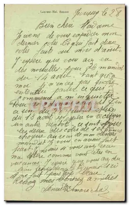Carolles - A Cabana Vauban — vista da cabana sobre a falésia com ilhote à distância — n° 970 — Verso