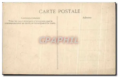 Sainte-Adresse — Widok z faliszy — Wydawca E.D. n°61 — Rewers
