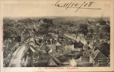 Sézanne (Marne) — Vista geral — Edição da Estrela de Ouro, H. T. Sézanne, n°27