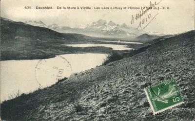 Dauphiné - De la Mure à Vizille - Les Lacs Laffrey et l'Obiou (2793 m.) - E.R. n°638