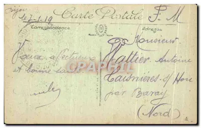Dijon — Ogólny widok Placu Darby — LL — Rewers