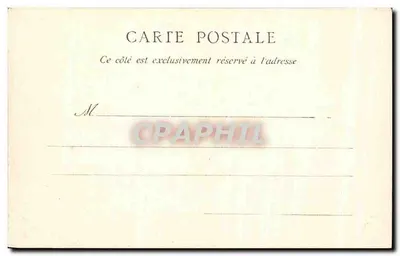 Tours — O Palácio de Justiça e o Bairro da Gendarmeria — C. L. C. — Verso
