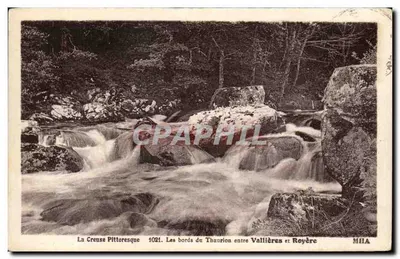 A Creuse Pittoresca — As margens do Thaurion entre Vallières e Royère — MHA 1021