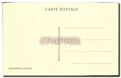 Niederbronn-les-Bains — A Ruína do Windstein — editor Braun & Cie, Mulhouse-Dornach — Verso
