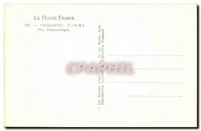 TREGASTEL (C.-du-N.) — Vista Panorâmica — As Edições de Arte VON, Paris — Verso