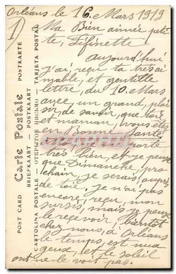 Brzegi LOIRET blisko mostu Olivet — ND Fot. n°183 — Rewers