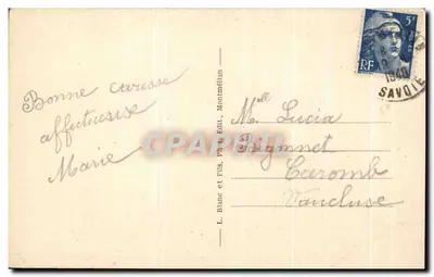 Montmélian — Most Morand, most nad Isère, odrestaurowany w 1895 — Savoie Tourisme — Rewers