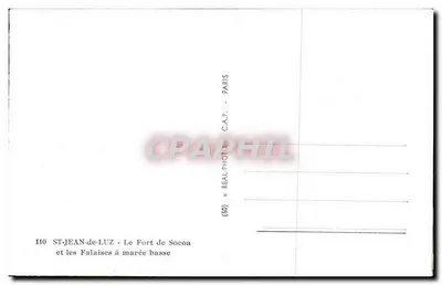 सेंट-जीन-दे-लुज — सोकोआ के किला और निमग्रस्त ढलान — C.A.P. — (50) — पीछे