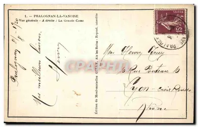 Pralognan-la-Vanoise — Algemene uitzicht — Uitgave Mesle-moiselles — Achterkant