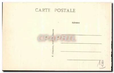 NANTES — Castillo de los Duques de Bretaña, Las Dugues y la Torre del Hierro de Caballo — P. Chapeau, editor, Nantes — Reverso