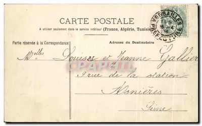Versailles - O Parque do Castelo - Bosquet d'Apollon — P. Helmlinger & Cie, Imp. Phot. Nancy — Verso