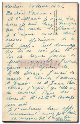 Okręgi Royan — Duża fala na skałach Vallières — Si-GEORGES-de-DIDONNE — nr 1491 — Rewers