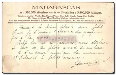 Madagaskar — Kobiety Tamala mielą ryż — Wydawca nieznany — Rewers