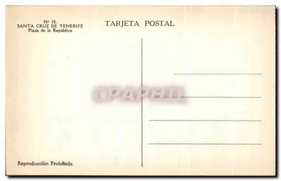 Santa Cruz de Tenerife — Plaza de la República — nr 18 — Rewers