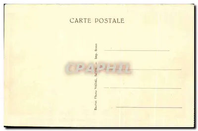 Bilhete postal antigo Saigon Vista Panorâmica dos cais das Messagerias Fluviais e do Porto de Guerra do Vietnã — Verso