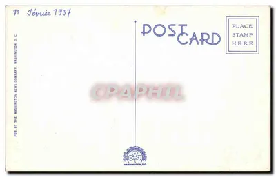Memorial de Lincoln, Washington D.C. — editor Colorchrome, n° de série 60064 — Verso