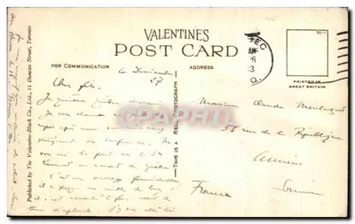 Most w Quebecu — widok panoramiczny — Valentine's Post Card, Toronto — Rewers