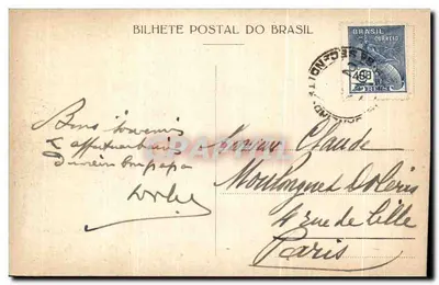 Rio de Janeiro - Copacabana — vista panorámica — editor desconocido — Reverso