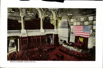 Sénat, Chambre du Capitole d'État — Salle du Sénat, Capitole d'État — éditeur non visible