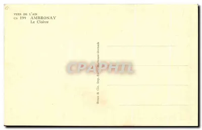 Kloster — Ambronay — Braun & Cie, Wydawca, Dornach — Rewers
