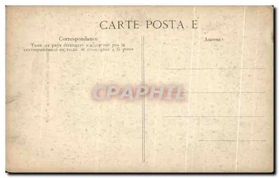 Widok Placu Concordii — Paryż — A. Tuguet, 4, rue des Deux-Îles, PARYŻ — Rewers