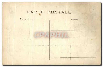 Wnętrze pałacu barokowego — fontanna i rzeźby — A. Vincent, 4 Rue des Beaux-Arts — Paris — Rewers