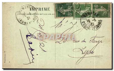 Hund Fido — Erinnerungen an Lamartine — Gemalt von Madame de Lamartine — Rückseite
