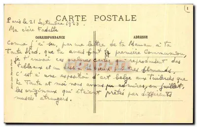 Santa Maria-Madeleine — Quentin Metsys — J. E. Bulloz, Editeur — Verso
