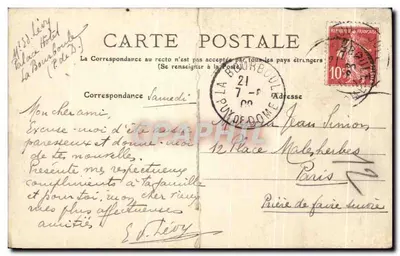 Puy-de-Dôme — 240 - LA BOURBOULE Le Barrage — L'Auvergne — Verso