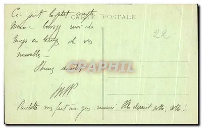 Kaplica Minihy-Tréguier — Święty Ywes między bogatym a biednym — Calle E. Harmonie, St-B. — Rewers