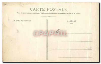 Terrasse du Château de VIC-sur-AISNE — vue du bâtiment principal avec terrasse et balustrade ornée — éditeur non visible — Verso