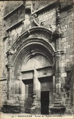Monpazier — Portal da Igreja (século XVI) — Guillaume Cardenas, n°34