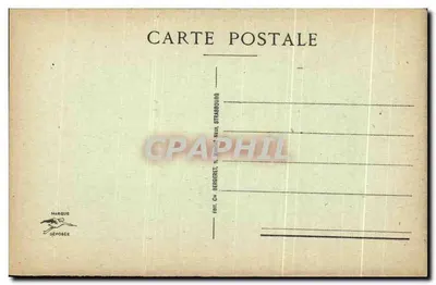 Reichackerkopf — Graves of German Soldiers — Publisher Ch. Bergeret, Strasbourg, No. 207 — Back