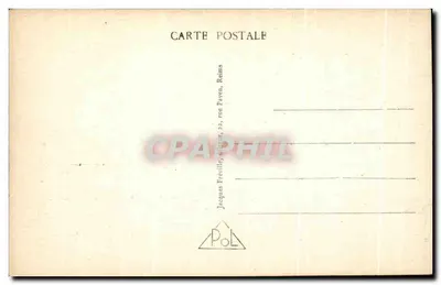 O Forte de LA POMPELLE — Vestígios dos blockhaus e ruínas das defesas norte. No segundo plano, edifício elevado sobre o local da fazenda de Alger e Monumento aos Mortos — Verso