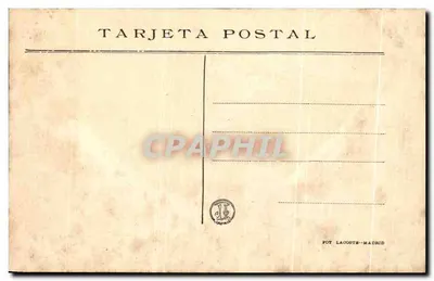 San Antonio de la Florida — Fragmentos das frescas de Goya — Editor Fot. Lacoste-Madrid, n° 203 — Verso