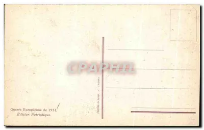 Reims — Resto di un vetro di una chiesa — Impr. Rhéms. n° 1750 — Verso