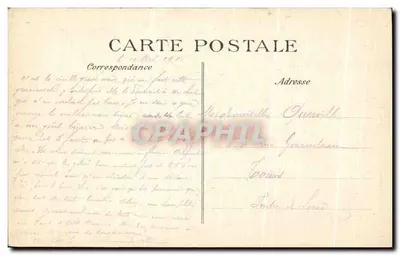 Elincourt-Sainte-Marguerite — Ruínas do Priorado após o bombardeio — 16 Setembro 1914 — Verso
