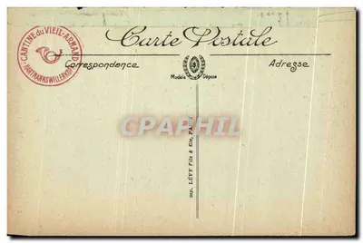 Camp Sicurani — Vieil Armand — Côté Français — Wydawca: Lévy Fils & Cie, Paryż — Rewers