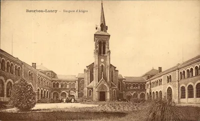 Bourbon-Lancy — Hospício d'Aligre — editor não visível