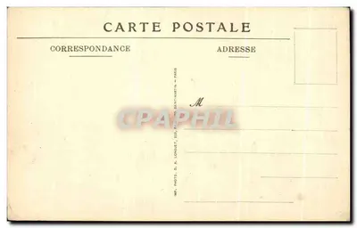 Reims — Hôtel-de-Ville w ogniu — Cliché E. Lucourt, nr 26 — Rewers