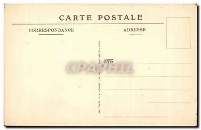 Reims — Katedra uszkodzona przez niemieckie pociski zapalne — Jules McAlot, wyd. Reims — Rewers