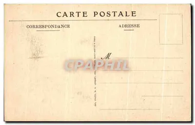 Reims — Czerwony kwartal Cérès widziany z transeptu katedry — Jules Macot, wyd. Reims — Rewers