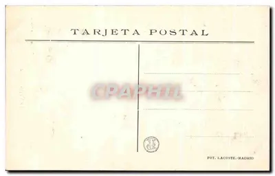 A Virgem do Peixe — pintura de Rafael — editor Lacoste, n° 297 — Verso