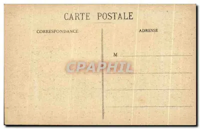 Reims — Rue Colbert po bombardowaniach 1914-18 — Hôtel de Ville w tle — Wydawca G. Dubois, nr 350 — Rewers