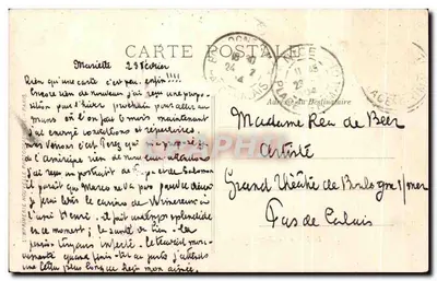 NICE — Le Jardin Public près de la Jetée-Promenade — LL. n° 212 — Verso