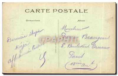 NANTES - Muralha do Castelo — Em 1654, o Cardeal de Retz, preso, escapou deixando-se deslizar — editor não visível, número de série 719 — Verso