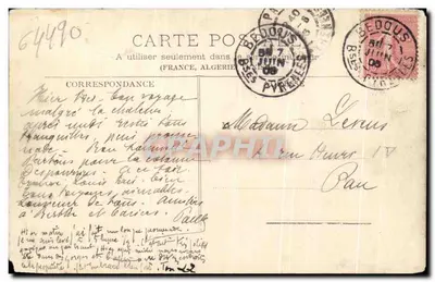 Les Pyrénées - Urdoes - Fort du Portalet — A. Villiarte, éditeur, Tarbes — Reverso